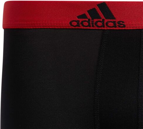 adidas Kids-Boy's Performance Boxer Briefs Underwear (4-Pack), Galaxy Camo Black-Dark Blue/Dark Blue/Black, Medium in Saudi Arabia