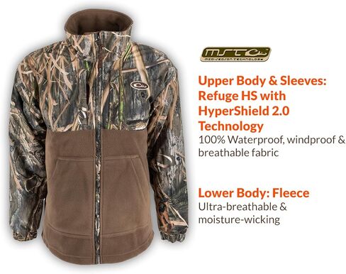 جاكيت Drake Waterfowl MST Youth Eqwader™ بسحاب كامل Max-7 مموه in Kuwait
