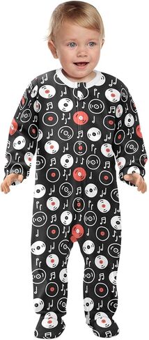 Dussdil Baby One-Piece Footies Newborn Rompers Pajamas Cotton Footed Pjs for Sleep Play Boys Girls 3 6 9 12 18 24m in Saudi Arabia