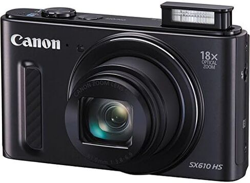 Canon PowerShot SX610 HS - تمكين Wi -Fi (أسود) in Saudi Arabia
