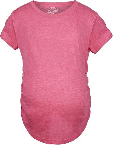 Comfortable Womens Maternity Shirts Blank Pregnancy Shirts Plain Fitted Tees in Saudi Arabia