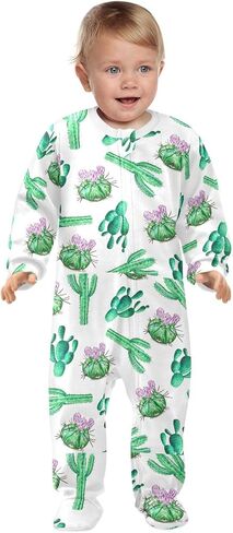 Dussdil Baby One-Piece Footies Newborn Rompers Pajamas Cotton Footed Pjs for Sleep Play Boys Girls in Saudi Arabia