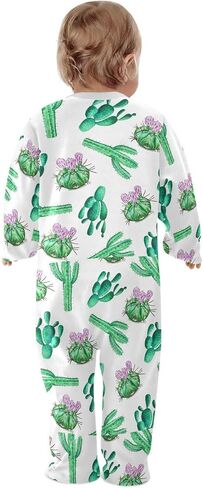 Dussdil Baby One-Piece Footies Newborn Rompers Pajamas Cotton Footed Pjs for Sleep Play Boys Girls in Saudi Arabia