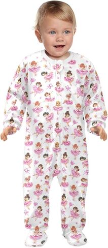 Dussdil Baby One-Piece Footies Newborn Rompers Pajamas Cotton Footed Pjs for Sleep Play Boys Girls in Saudi Arabia