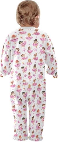 Dussdil Baby One-Piece Footies Newborn Rompers Pajamas Cotton Footed Pjs for Sleep Play Boys Girls in Saudi Arabia