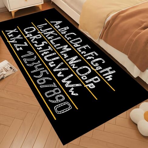 Car Mat for Kids Toy Cars, 2x8ft, Track Car Road Hopscotch Number Fun Educational Grey Runner Rug, Premium Anti-Skip Sturdy Learning Carpet Rugs for Living Room Kitchen Bathroom in Saudi Arabia