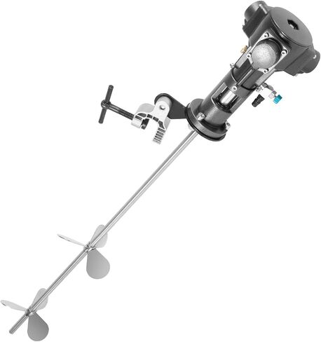 Pneumatic Paint Mixer, 1/2HP 50-2000 RPM Putty Powder Mixer with Stainless Steel Blade – Heavy-Duty Industrial Coating/Adhesive Stirrer for Paint, Cement, Epoxy (50Gal Capacity) in Saudi Arabia