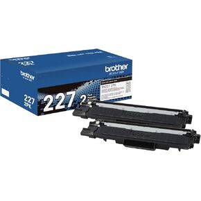 Brother Genuine High-Yield Black Toner Cartridge Twin Pack TN227 2Pk (TN2272PK)
