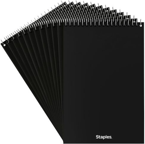 Staples Green Paper Steno Pads, Gregg Ruled, 6" x 9", 12/Pack in Saudi Arabia