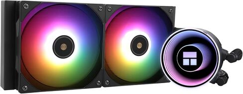 Thermalright Frozen Notte 240 Black ARGB Water Cooling CPU Cooler, 240 Black CPU Cooler Specifications, Double PWM Fans, S-FDB V2 Bearings, Suitable for AMD/AM4 AM5,Intel LGA 1700/1150/1151/1200/2011 in Saudi Arabia