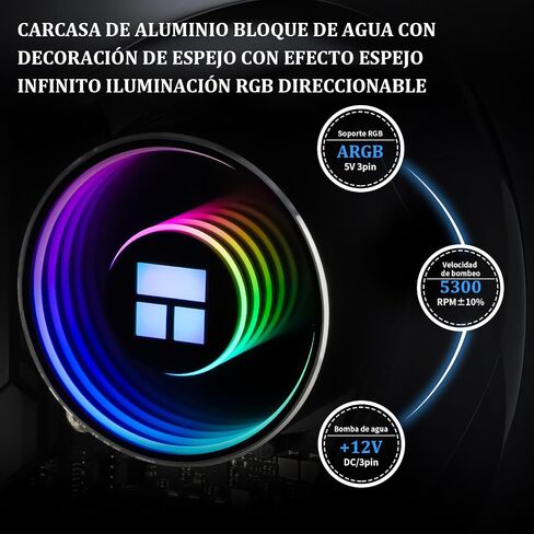 Thermalright Frozen Notte 240 Black ARGB Water Cooling CPU Cooler, 240 Black CPU Cooler Specifications, Double PWM Fans, S-FDB V2 Bearings, Suitable for AMD/AM4 AM5,Intel LGA 1700/1150/1151/1200/2011 in Saudi Arabia