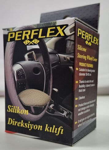 غطاء عجلة القيادة من السيليكون العالمي، يناسب عجلات القيادة بقطر 14 إلى 23 بوصة، ملحق جلدي للسيارة وبطانة مضادة للانزلاق (وردي فاقع) in Kuwait