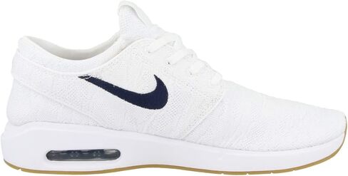 حذاء التزلج Nike SB Alleyoop Suede للرجال، أسود/أبيض/أسود، 7 in Kuwait