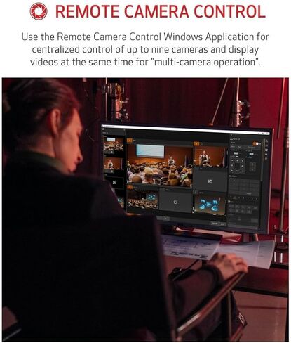 كاميرا Canon CR-N500 Pro PTZ مع عدسة تكبير بصري 15x، مستشعر AF ثنائي البكسل 1 بوصة 4K 30p، 3G-SDI، HDMI، مخرج فيديو IP، NDI HX2، SRT- الكنيسة، الأحداث الحية، مؤتمرات البث، الفصول الدراسية، الرياضات الإلكترونية، مدونات الفيديو in Kuwait