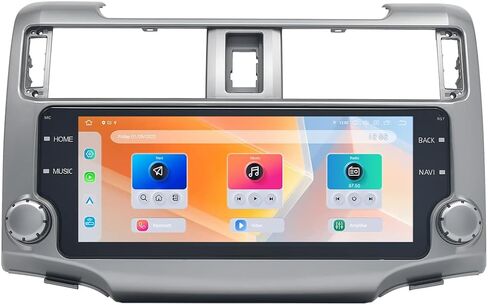 وحدة رأس Dasaita 8GB+256GB لـ 2010-2019 Toyota 4Runner 10.25 بوصة 2K شاشة لمس ستيريو للسيارة، ملاحة GPS، Apple CarPlay Android Auto، شبكة 4G مدمجة، Android 12، Qualcomm 8 Core in Kuwait