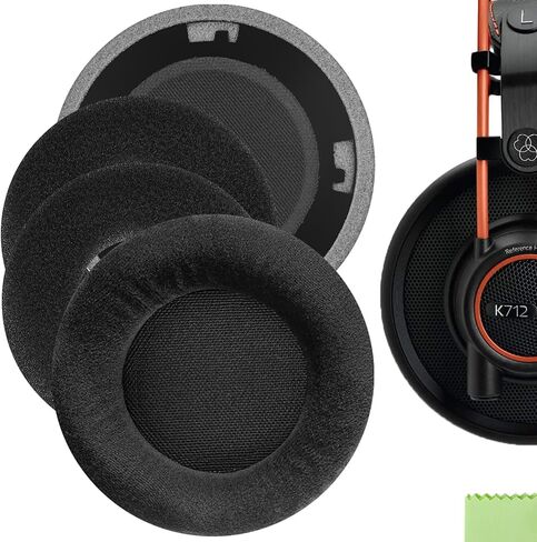 وسائد أذن بديلة من جلد الغنم Geekria Elite لـ AKG K701، K702، Q701، Q702، K601، K612، K712، K400، K500، وسائد أذن لسماعات الرأس، وسادات أذن لسماعات الرأس، وقطع إصلاح غطاء أكواب الأذن (أسود) in Saudi Arabia