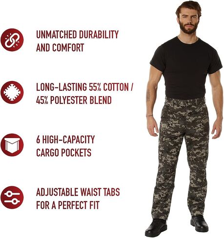 Rothco BDU Pant Tri-Color Desert, Large in Kuwait
