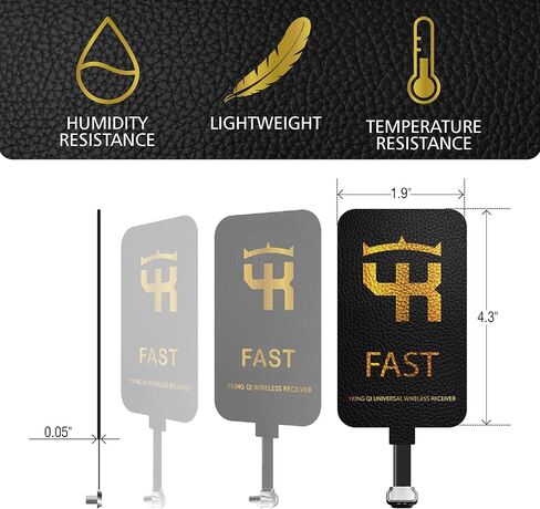 2000 mah QI Adapter for Samsung Galaxy A01 A02s A03s A12 A13 A20 A21 A23 A42 A32 A33 - Wireless Charging Receiver Type C - Wireless Charging Adapter USB-c Fast Qi Wireless Receiver Type C for Samsung in Kuwait