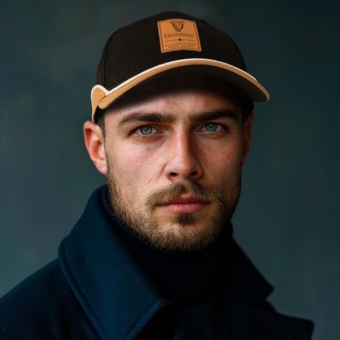 Guinness Navy Distressed Label Stylish and Cotton Baseball Cap in Saudi Arabia