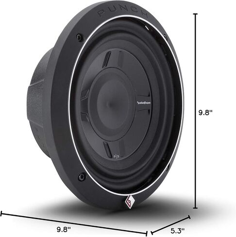 مضخم صوت روكفورد فوسجيت P3SD4-8 Punch P3S مقاس 8 بوصات 4 أوم DVC ضحل in Saudi Arabia