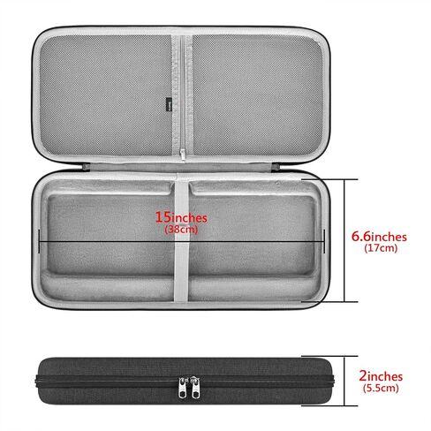 Geekria Keyboard Carrying Case, Compatible with Logitech MK470 Slim / K585 / K580 Keyboard and Mouse Combo, Hard Shell Protective Travel Bag (Pink) in Kuwait