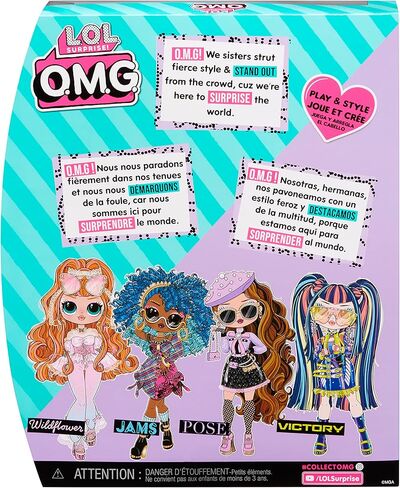 L.O.L. Surprise! LOL Surprise OMG Pose Fashion Doll with Multiple Surprises and Fabulous Accessories – Great Gift for Kids Ages 4+ in Kuwait