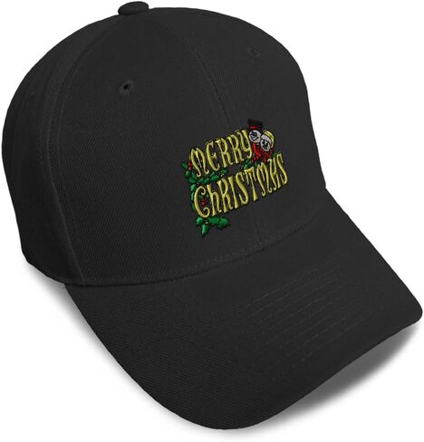 Custom Baseball Cap Merry Christmas A Embroidery Dad Hats for Men & Women in Kuwait