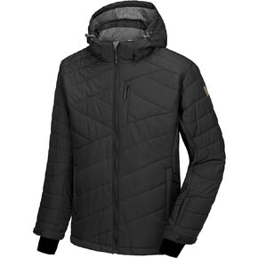 Little Donkey Andy Men's Warm Ski Jacket Water Resistant Insulated Snowboarding Jacket Windproof Winter Snow Coat