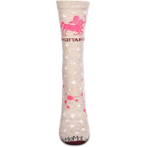 MeMoi Women's Sagittarius Zodiac Sign Crew Socks