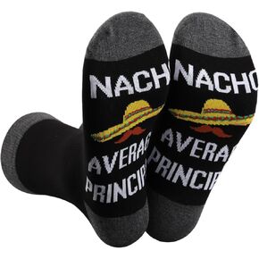 BDPWSS School Principal Gift Assistant Principal Gift Principal Appreciation Gift Nacho Average Principal Graduation Socks