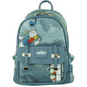 KBNL Donald Duck 11inch Vegan Leather Mini Backpack - A21830,Multicoloured,Medium