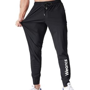 بنطال رياضي للجري للرجال من Wearics، بنطال رياضي للركض مع جيوب بسحاب in Saudi Arabia