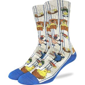 جوارب Good Luck Sock للرجال من Sesame Street، للكبار