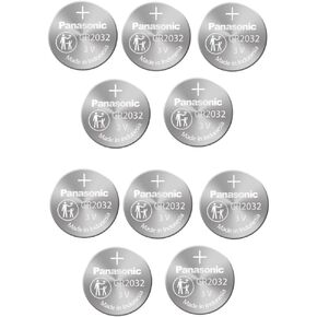 Panasonic CR2032 3 Volt Lithium Battery, Pack of 20(4 Packs of 5)