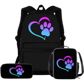 Upetstory Strawberry Backpack for School Girls in 4th Grade School Bag 6-8 Kids School Backpack with Lunch Box Pencil Case Teens BookBag Preschool Kindergarten Middle Pink Pack