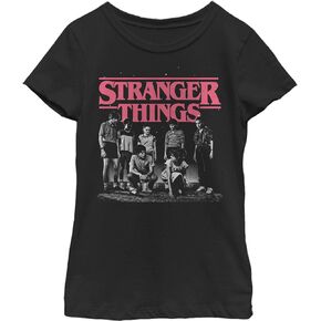 Fifth Sun Things Stranger Fade Girls Short Sleeve Tee Shirt