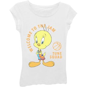 space jam 2: a New Legacy Tweety Bird Tune Squad Girls T-Shirt