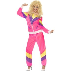 Smiffys womens 80s Height of Fashion Shell Suit Costume