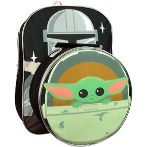 STAR WARS Kids Backpack and Lunchbag Set Mandalorian Multicolored