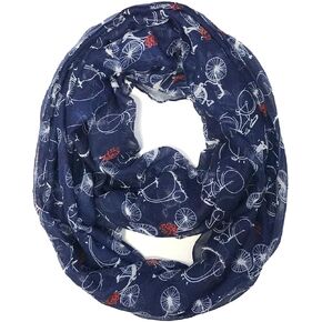 Wrapables® Lightweight Vintage Bicycle Infinity Scarf