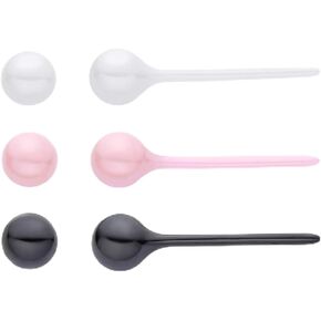 Bioceramics Stud Earrings, Ceramic Ball Earring Studs for Women Men, Hypoallergenic Round Ball Studs 3mm-8mm, Dainty Stud Earring