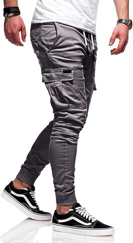 سراويل رياضية للرجال من WZIKAI، سراويل رياضية قطنية عصرية للشحن سراويل طويلة رياضية in Kuwait