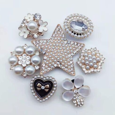 bubble slide charms for girls women adults kids teen bling bubble slides charms designer Shoe charms for bubble slides rhinestone crystal diamond gold cute flower butterfly jewelry charms for slides decoration in Saudi Arabia
