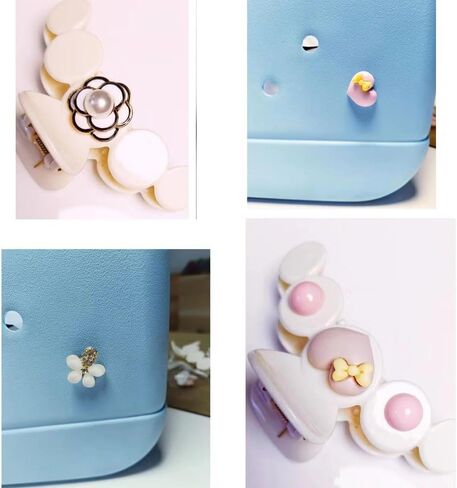 bubble slide charms for girls women adults kids teen bling bubble slides charms designer Shoe charms for bubble slides rhinestone crystal diamond gold cute flower butterfly jewelry charms for slides decoration in Saudi Arabia