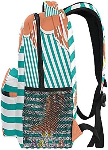 Cute Llama School Backpacks Cartoon Ice Cream Student Backpack Big For Girls Kids Elementary School Shoulder Bag Bookbag in Kuwait