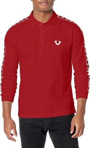 True Religion Men's Ls Dasmask Polo in Saudi Arabia