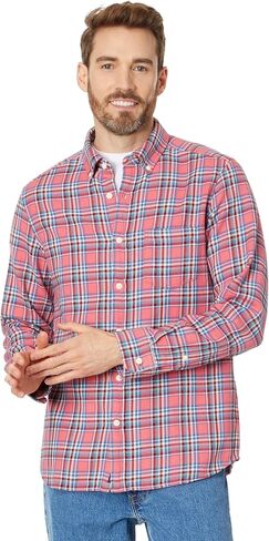 vineyard vines Men's Midweight Twill Plaid Shirt in Saudi Arabia