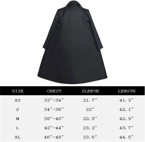 DAZCOS US Size Anime Cosplay Black Cloak Wano Country Anime Costume for Men's Halloween in Saudi Arabia