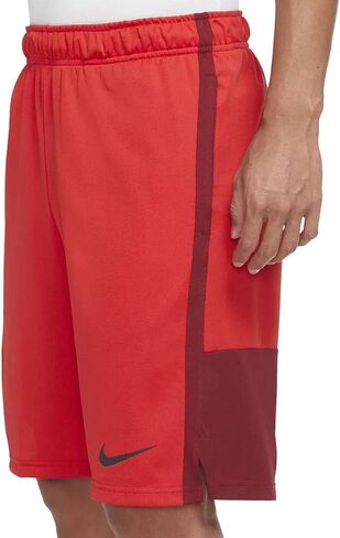 Nike Men's Dri-FIT Knit Hybrid 9" Training Shorts (3XL-Tall, Red) in Saudi Arabia