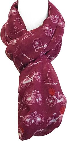 Wrapables® Lightweight Vintage Bicycle Infinity Scarf in Saudi Arabia